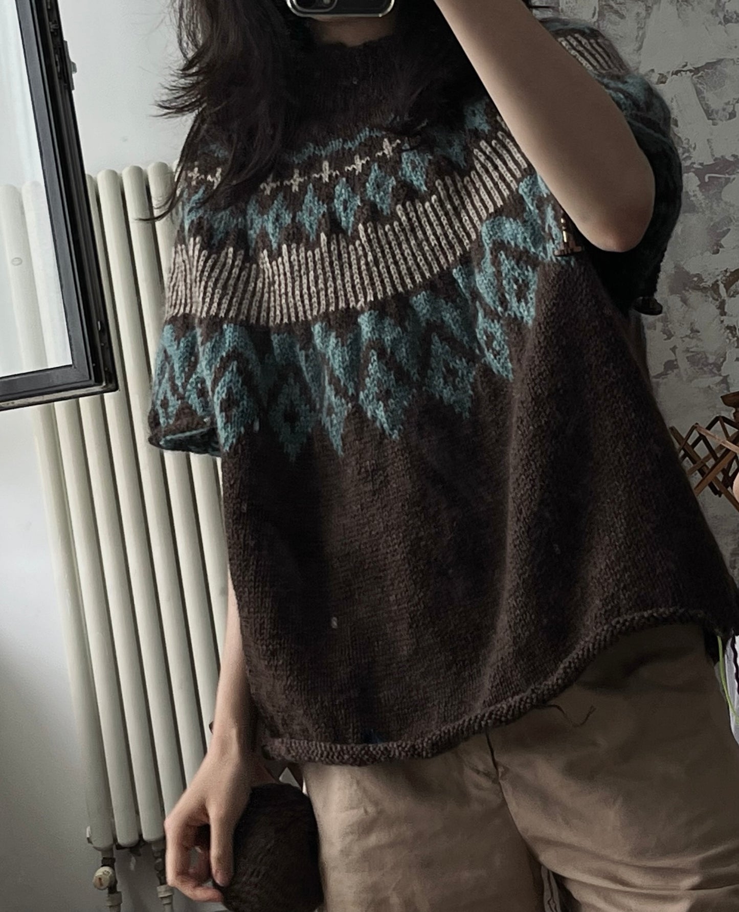 Peacock Sweater | Knitting kit